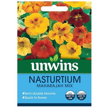Unwins Nasturtium Maharajah Mix