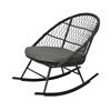 Lisbon Wicker Rocking Chair Black