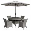 Parma 4 Seater Round Dining Set