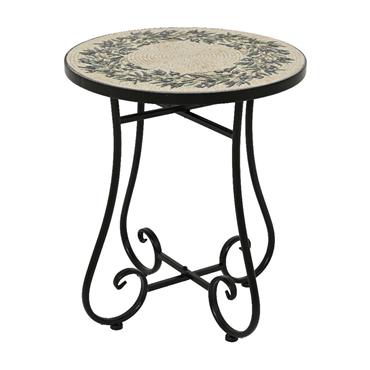 Santorini Mosaic Side Table Only