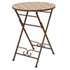Madrid Mosaic Bistro Set Brown