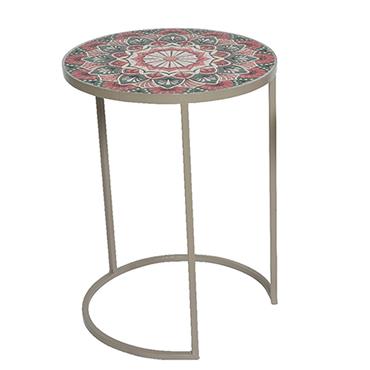Narbonne Iron Side Table 54cm
