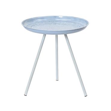 Side Table Iron Dusty Blue 43cm