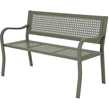 Two Seater Metal Garden Bench