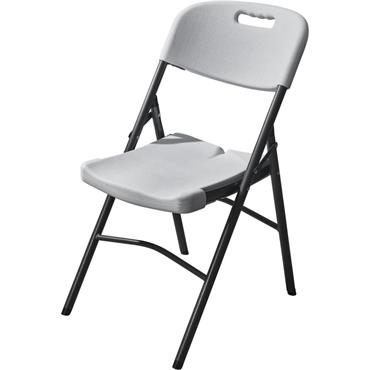 Euroactive Blow Moulded Folding Chair White