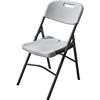 Euroactive Blow Moulded Folding Chair White