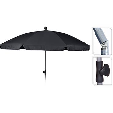 Tilt Beach Parasol Grey 200cm