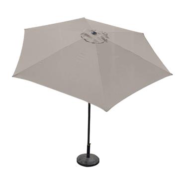 Aluminium Crank & Tilt Parasol Taupe 2.7m