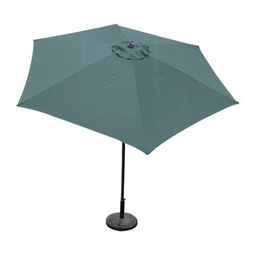 Aluminium Crank & Tilt Parasol Green 2.7m