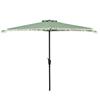 Half Parasol Green 135cm