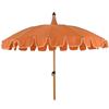 Parasol Scalloped Edge Peach 195cm