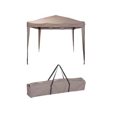 Party Tent Foldable 245cm Brown