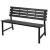 Polywood Anthracite Bench 125cm