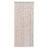 Plastic Door Curtain Brown 90 x 200cm