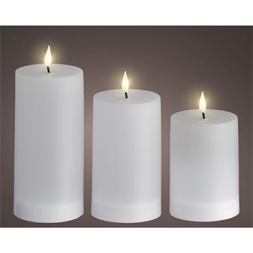 Presentation Candles White 3 Pack