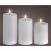 Presentation Candles White 3 Pack