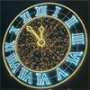 Lumineo Metal LED 150cm Clock  Cool White