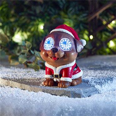 Festive Blinkin BO Puppy 14cm