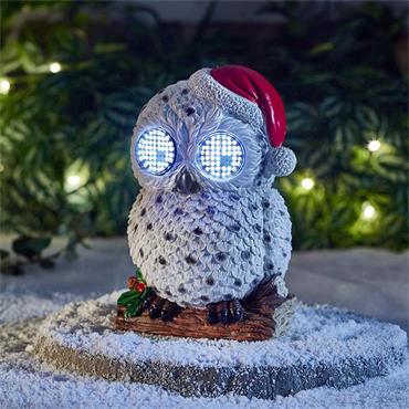 Festive Blinkin BO Snowy Owl 20cm