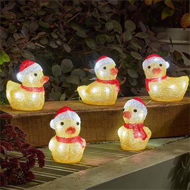 Three Kings LED Acrylic Inlit Ducklings 5PK