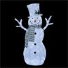 Led Clear Crystal Beads Snowman 122cm