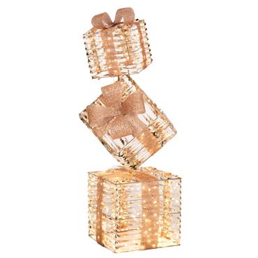 Led Gold Column Of Gifts 2080 W/W 150cm