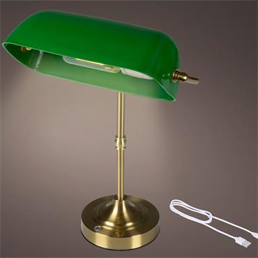 Tradtional LED BO Recharge Table Lamp 37cm