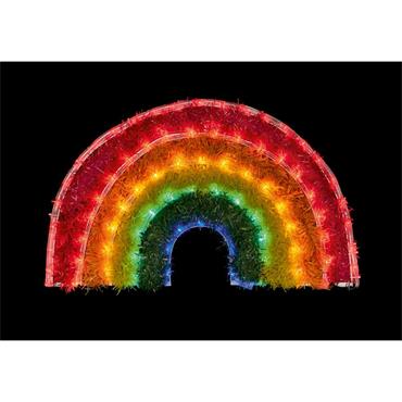 Premier Rainbow Tinsel Rope Light 57 x 34cm