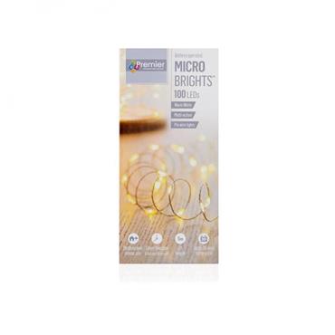 Premier Battery Microbright Warm White 100Led