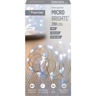 Premier Battery Microbrights White 200 Led