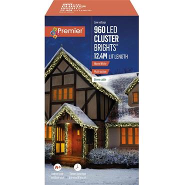 Premier Clusterbrights Warm White 960 Led