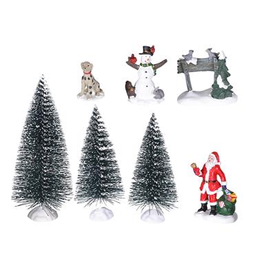 Christmas Village Figurines Assorted 15cm
