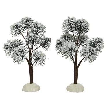 Snowy Pine Tree Village Accessories 13cm