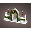 Lumineo Micro LED Picket Fence Figurine 10cm