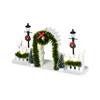 Lumineo Micro LED Picket Fence Figurine 10cm