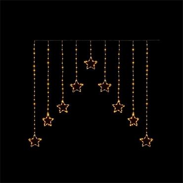 Star Curtain Lights Warm White 1.2m x 1.2m