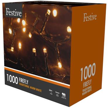 Firefly Lights Warm White 1000 Led 26M