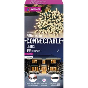 Static Connectable Light Warm White 300 Led