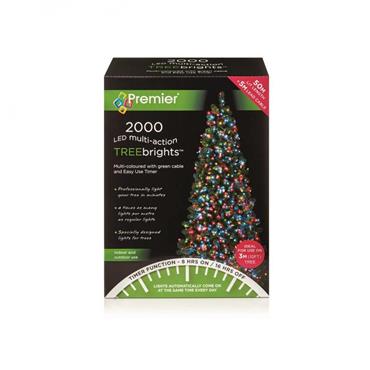 Premier Treebrights Multi Colour 2000 Led