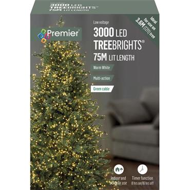 Premier Treebrights Warm White 3000 Led