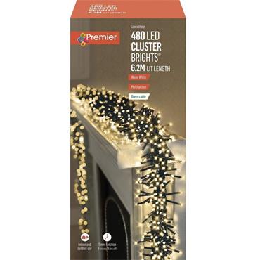 Premier Clusterbrights Warm White 480 Led