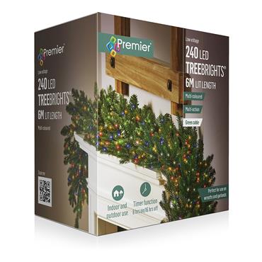 Premier 240 LED Treebrights Multi Coloured