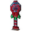 Standing Santa Stop Here Infinity Mirror 120c
