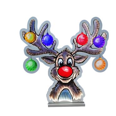 Infinity Bauble Reindeer 40cm