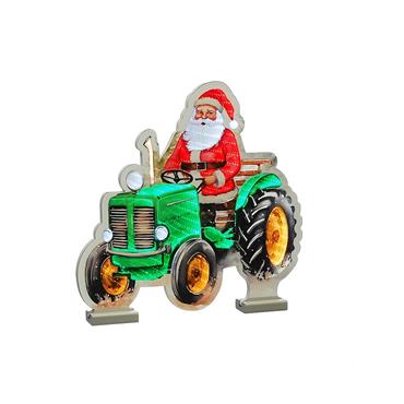 Infinity Santa on a Tractor 40cm