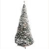 FESTIVE HOLLY FLOCK POP UP PRE LIT TREE 6FT