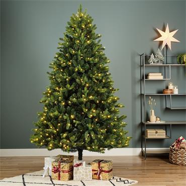 Everlands Freiburg Pine Pre-Lit Tree 8ft