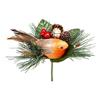 Premier Robin With Pine Cone Pick 15cm