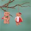 Festive Hanging Bears Baxter & Blanche 2 Ast