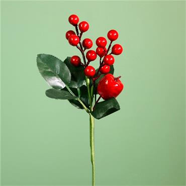 Christmas Red Berry Apple Pick
